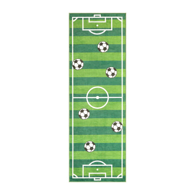 Wyatt & Ash Kids Finley Soccer Field Washable Rug