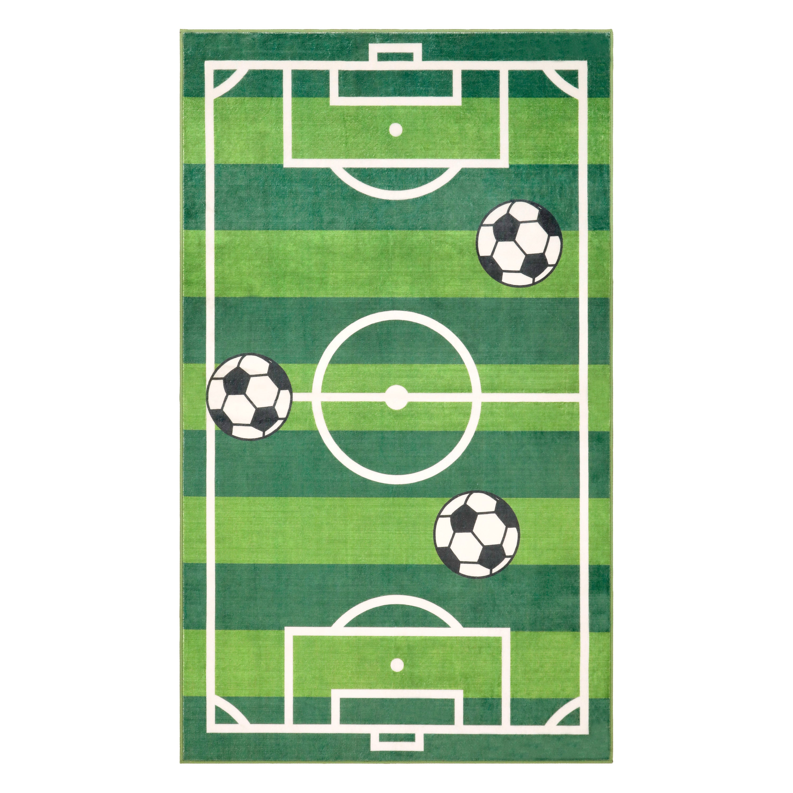 Wyatt & Ash Kids Finley Soccer Field Washable Rug