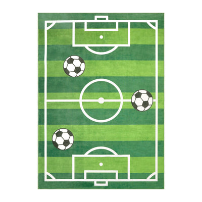 Wyatt & Ash Kids Finley Soccer Field Washable Rug