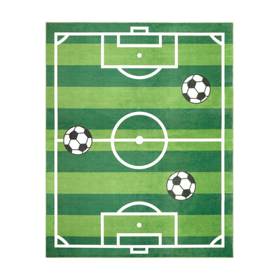 Wyatt & Ash Kids Finley Soccer Field Washable Rug