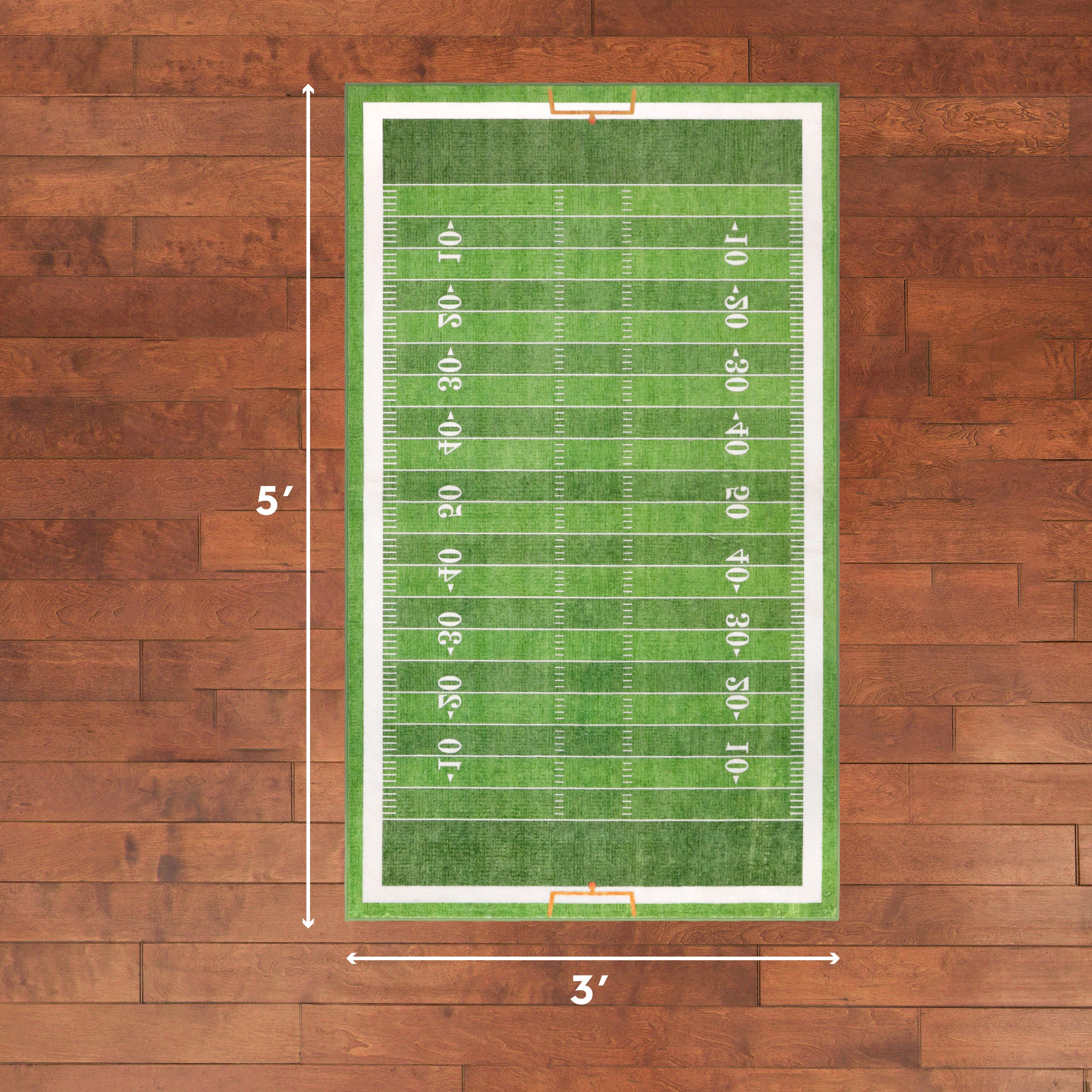 Wyatt & Ash Kids Finley Football Washable Rug