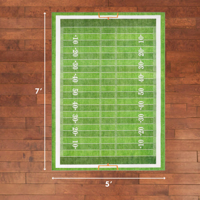 Wyatt & Ash Kids Finley Football Washable Rug