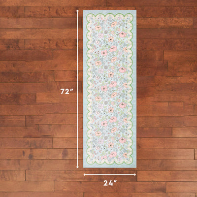 Wyatt & Ash Kids Finley Scallop Border Washable Rug