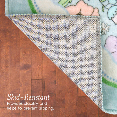 Wyatt & Ash Kids Finley Scallop Border Washable Rug