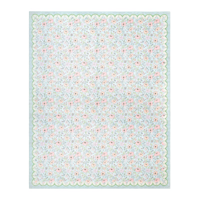 Wyatt & Ash Kids Finley Scallop Border Washable Rug