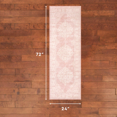 Wyatt & Ash Kids Finley Medallion Washable Rug