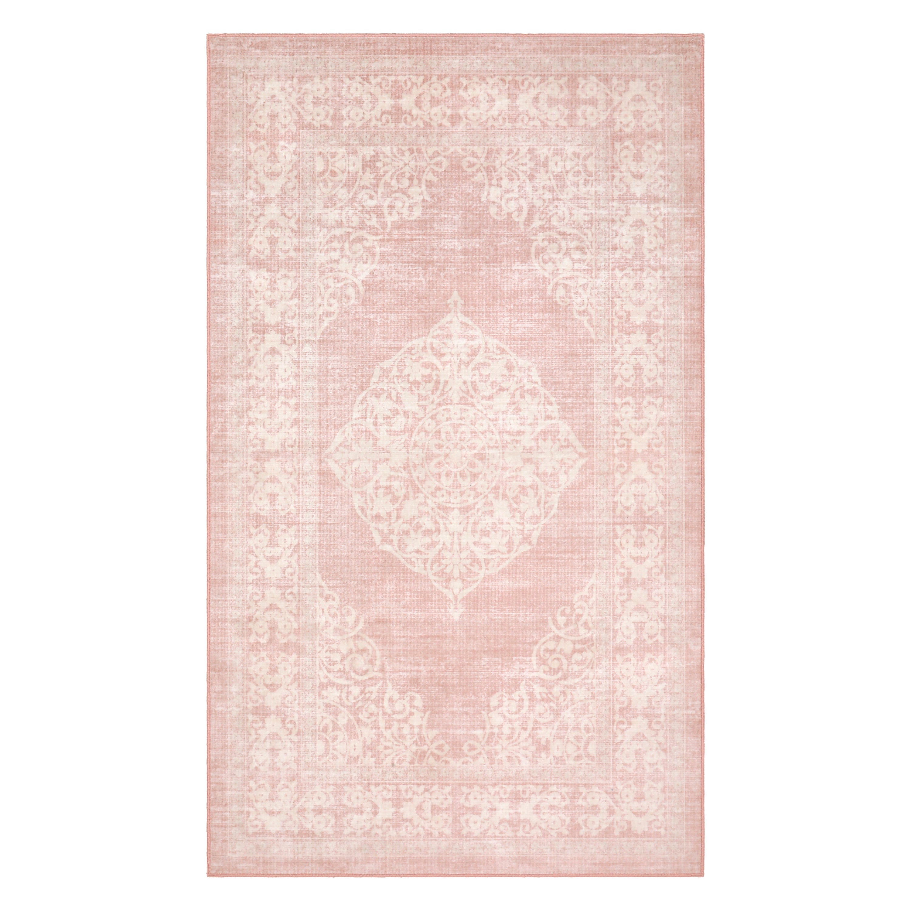 Wyatt & Ash Kids Finley Medallion Washable Rug