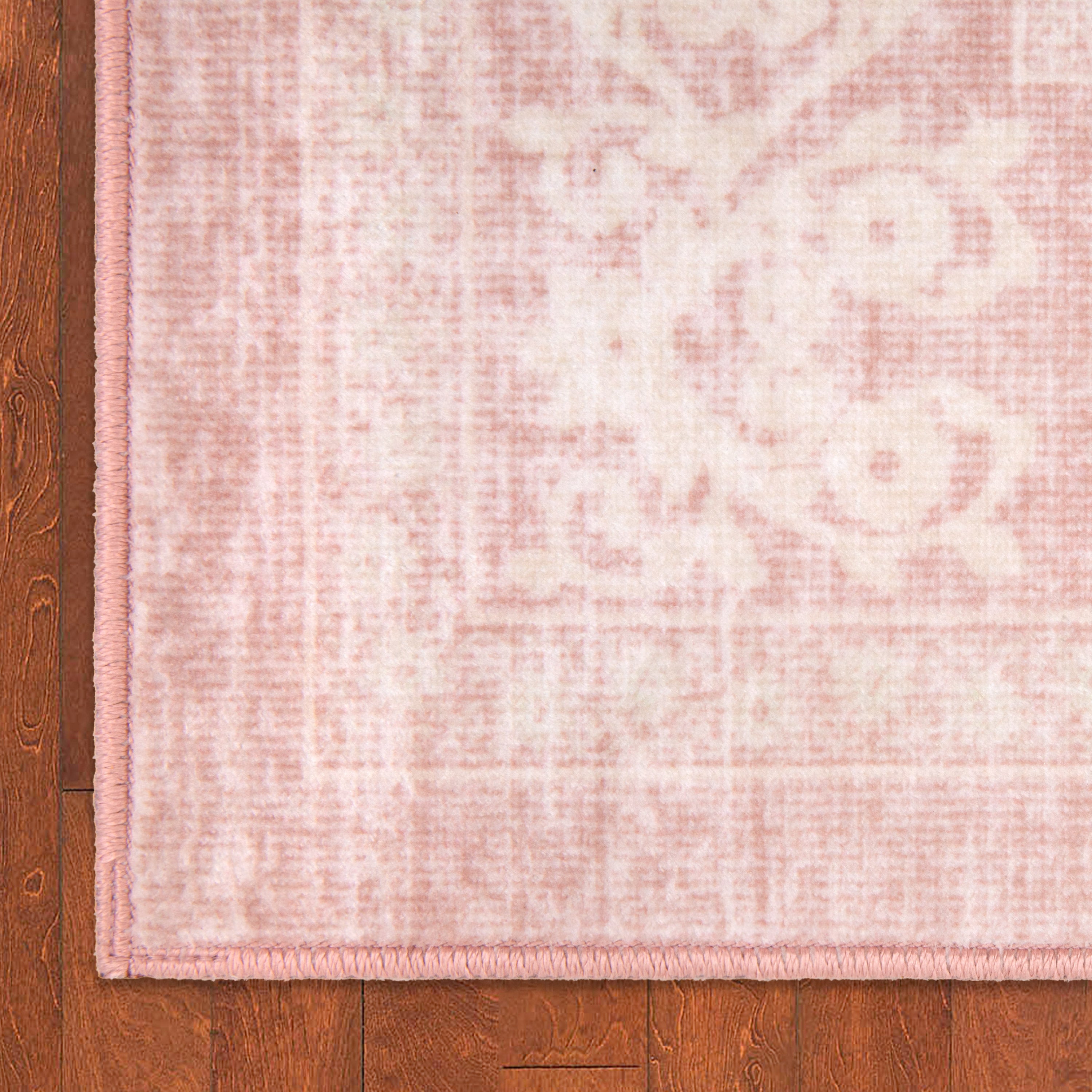 Wyatt & Ash Kids Finley Medallion Washable Rug