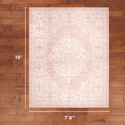Wyatt & Ash Kids Finley Medallion Washable Rug