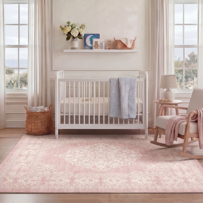 Wyatt & Ash Kids Finley Medallion Washable Rug