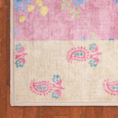 Wyatt & Ash Kids Finley Patchwork Washable Rug
