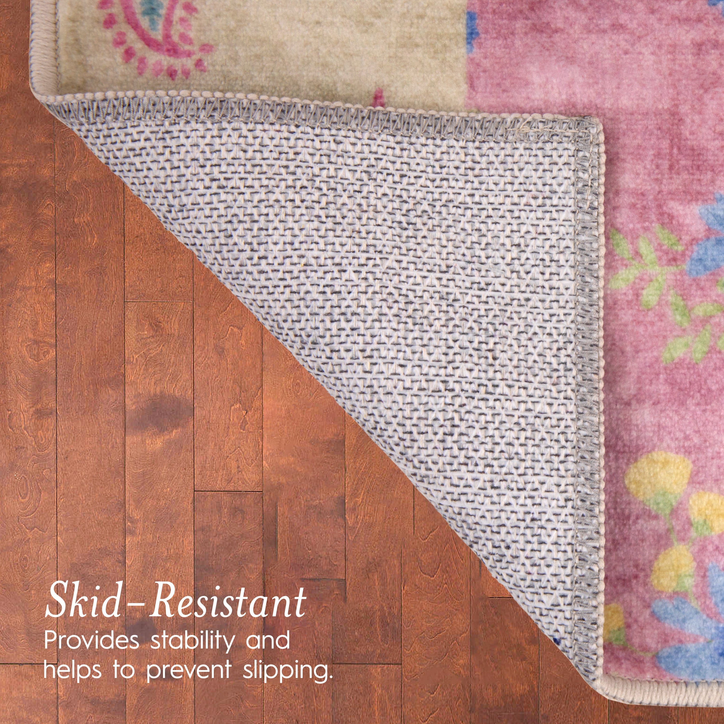 Wyatt & Ash Kids Finley Patchwork Washable Rug
