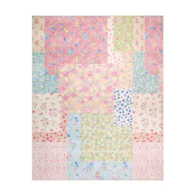 Wyatt & Ash Kids Finley Patchwork Washable Rug