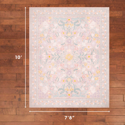 Wyatt & Ash Finley Floral Washable Rug